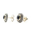 Earrings David Yurman Cable Stud 6x6mm Black Onyx 925 13.5mm 8.8g 226040005