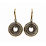 Earrings David Yurman Cable Circle Drop 18ky/925 1.5x.75" 10.3g 226042003
