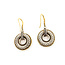 Earrings David Yurman Cable Circle Drop 18ky/925 1.5x.75" 10.3g 226042003