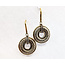 Earrings David Yurman Cable Circle Drop 18ky/925 1.5x.75" 10.3g 226042003