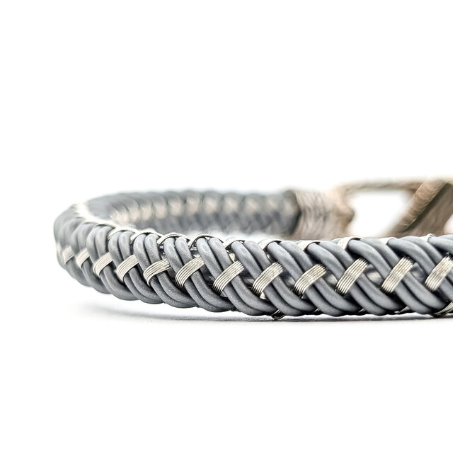 Bracelet John Hardy Woven Stainless/925 6mm 7.25" 13.26g 226042002