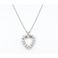 Pendant Heart W/Chain .75ctw Round Diamonds 14kw .9x.6" 15" 3.48g 226040011
