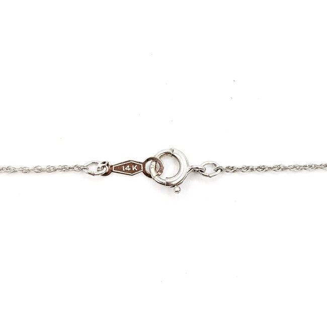 Pendant Heart W/Chain .75ctw Round Diamonds 14kw .9x.6" 15" 3.48g 226040011