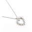 Pendant Heart W/Chain .75ctw Round Diamonds 14kw .9x.6" 15" 3.48g 226040011