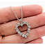 Pendant Heart W/Chain .75ctw Round Diamonds 14kw .9x.6" 15" 3.48g 226040011