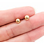 Earrings Stud Ball 14ky 5mm .2g 126022008