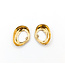 Earring Jackets 14ky 17x13mm 3.14g 126032015