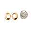Earring Jackets 14ky 17x13mm 3.14g 126032015
