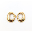 Earring Jackets 14ky 17x13mm 3.14g 126032015