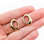 Earring Jackets 14ky 17x13mm 3.14g 126032015