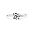Ring Engagement Solitaire 1.01ct Round Diamond 14kw 2.3mm Sz7 2.57g 126040001