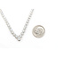 Necklace Tennis 7ctw Round Lab Grown Diamonds 14kw Graduated 2.2-4.5mm 18" 19.34g 226040016