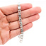 Bracelet Tennis 16ctw Emerald Lab Grown Diamonds 14kw 5mm 7.25" 13.74g 226040015