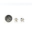 Earrings Stud Flower 1.2ctw Round & Marquise Diamonds 18kw 11mm 3.1g 226050003