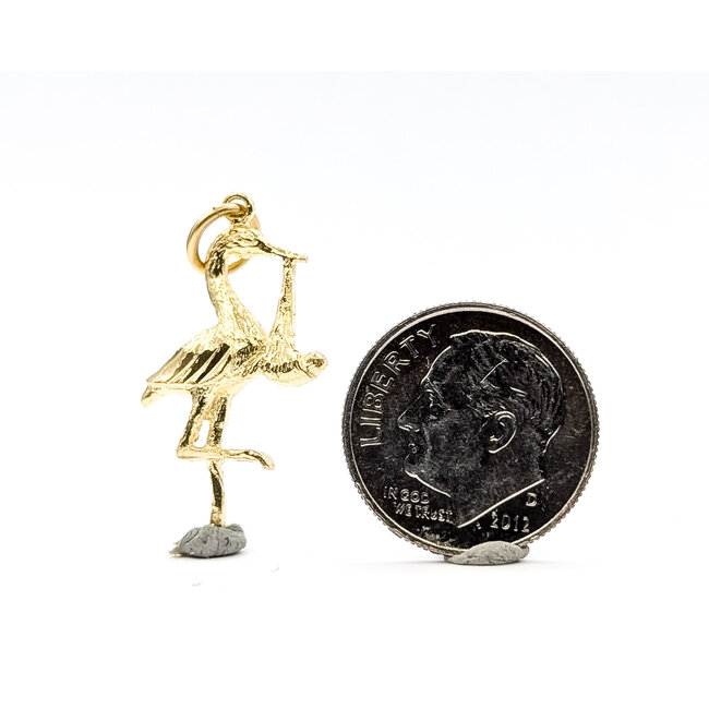 Pendant Stork 14ky 1x.5" 1.125g 126042025