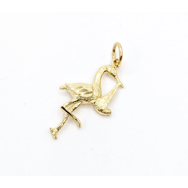Pendant Stork 14ky 1x.5" 1.125g 126042025