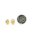 Earrings Stud LeVian .17ctw Round Diamonds 2.00ctw Imperial Topaz 14ky 10x8mm 2.4g 226050004
