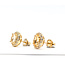 Earrings Stud LeVian .17ctw Round Diamonds 2.00ctw Imperial Topaz 14ky 10x8mm 2.4g 226050004