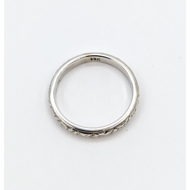 Ring Ornate 18kw 2.9mm Sz6.5 3.23g 126042037
