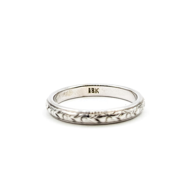 Ring Ornate 18kw 2.9mm Sz6.5 3.23g 126042037