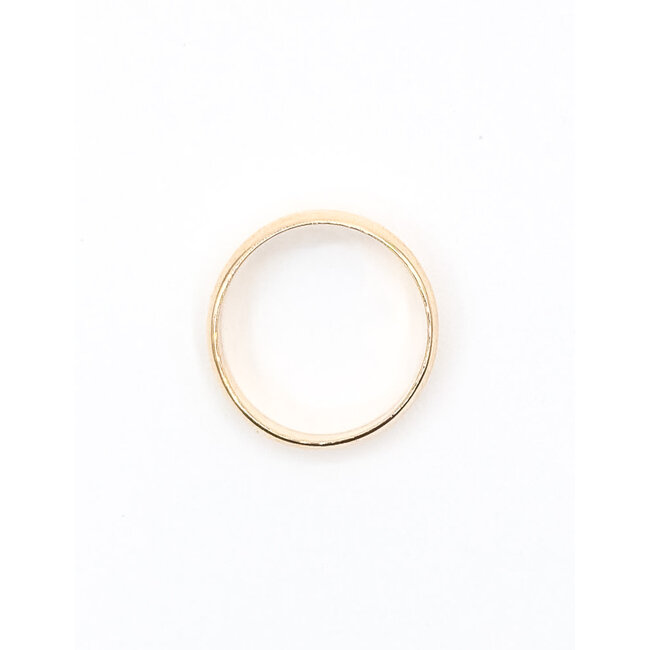 Ring Band Half Round 14ky 4mm Sz10.5 3.57g 126042020