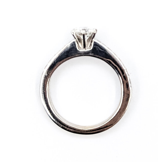 Ring Engagement .46ctw Round Diamonds 14kw 2.25mm Sz4 3.27g 126040102