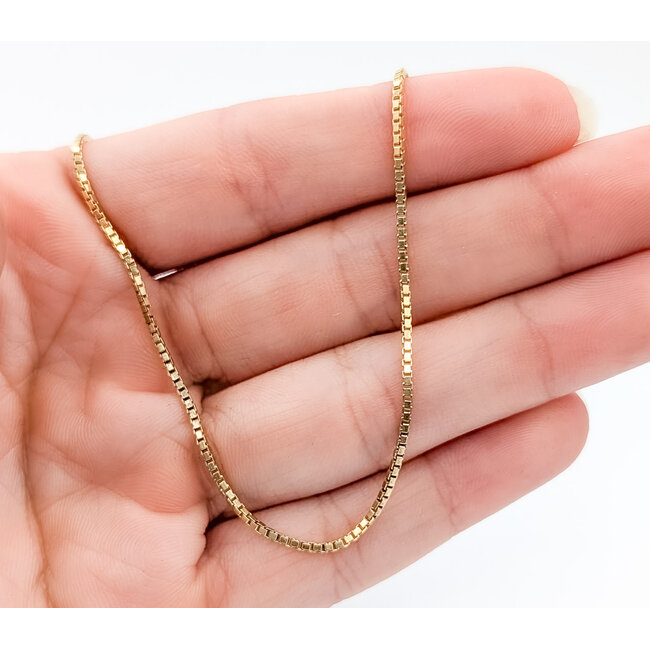 Necklace Box Link 14ky 1.1mm 30" 6.94g 126042031