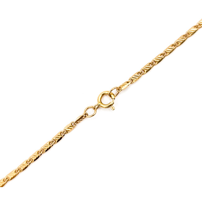Necklace Valentino Link 18ky 2mm 24" 10.42g 126042033