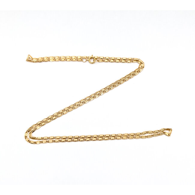 Necklace Valentino Link 18ky 2mm 24" 10.42g 126042033