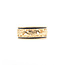 Ring Ornate Black Enamel 14ky 8mm Sz6.5 4.39g 126042023