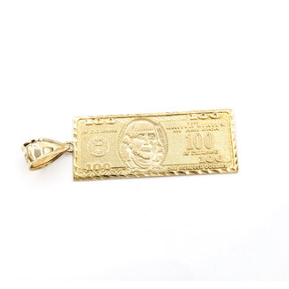 Pendant $100 Bill 10ky 2.5x.9" 8.30g 126042036