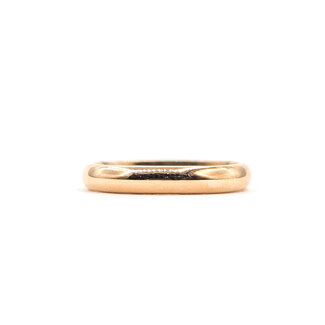 Ring Band Half Round 14ky 3mm Sz6.5 2.88g 126042041