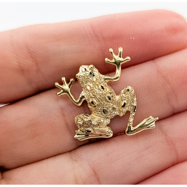 Pendant Frog 14ky .9x.75" 2.98g 126042026