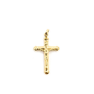 Pendant Crucifix 18ky 1.25x.6" 1.41g 126042038