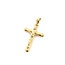 Pendant Crucifix 18ky 1.25x.6" 1.41g 126042038
