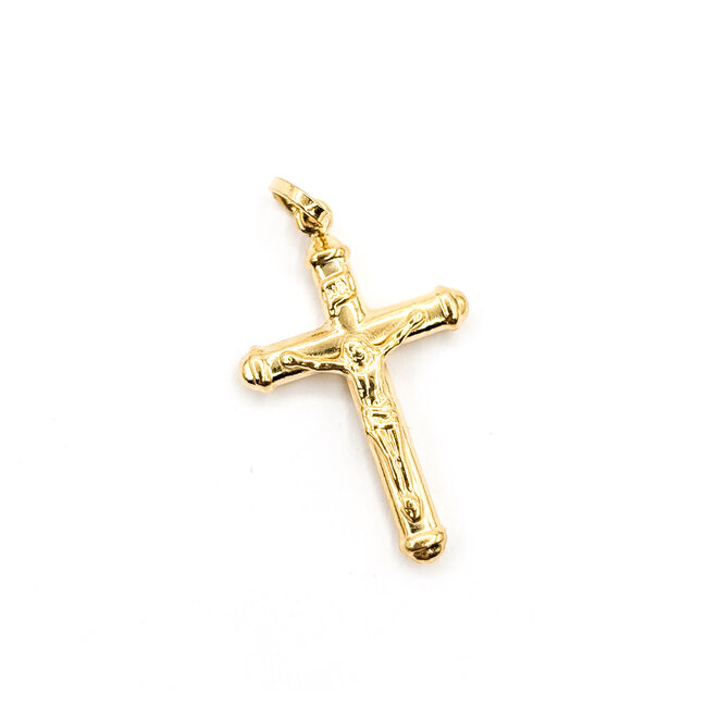 Pendant Crucifix 18ky 1.25x.6" 1.41g 126042038