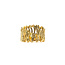 Ring Tree Bark Cigar 18ky 14mm Sz7.5 8.2g 126042035