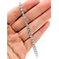 Bracelet Tennis 5.00ctw Round Lab Grown Diamonds 14kw 3.4mm 7.25" 10.33g 126040076