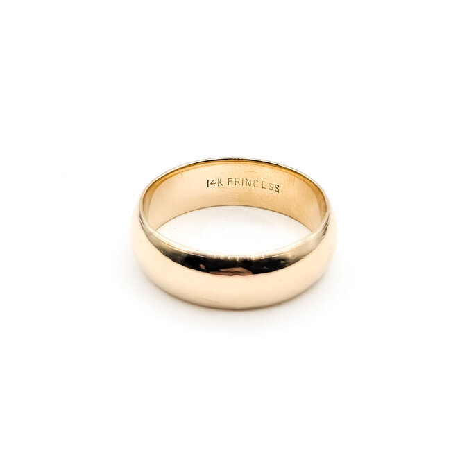 Ring Band 14ky 6.5mm Sz9 6.56g 126042018