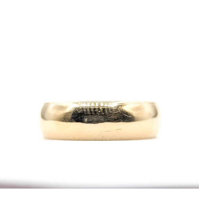 Ring Band 14ky 6.5mm Sz9 6.56g 126042018