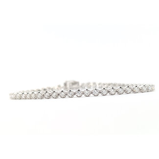 Bracelet Tennis 2.00ctw Round Lab Grown Diamonds 14kw 3.25mm 7.25" 10g 126040025
