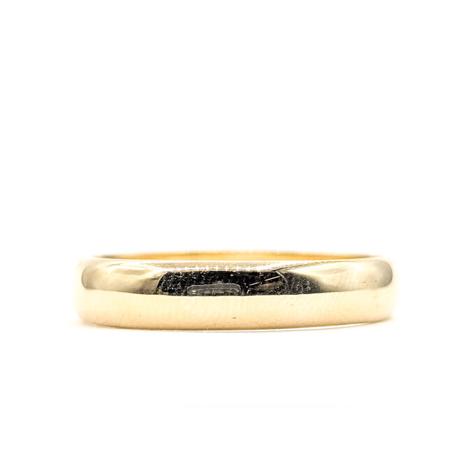 Ring Band Half Round 14ky 4mm Sz10.5 3.57g 126042020