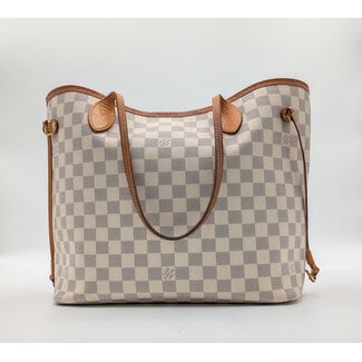 Handbag Louis Vuitton Neverfull Gm Rose Ballerine Damier 126045045