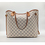 Handbag Louis Vuitton Neverfull Gm Rose Ballerine Damier 126045045