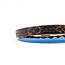 Bracelet Louis Vuitton Brown Monogram LV Treble Blue Leather Cloth Pony Style Calfskin 126055001