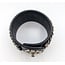 Bracelet Channel Black Leather Chain Turnlock 126055002