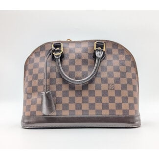 Handbag Louis Vuitton Alma Damier Ebene N51131 126055004