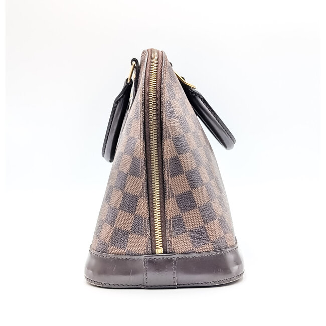 Handbag Louis Vuitton Alma Damier Ebene N51131 126055004