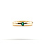 Ring Solitaire .07ct Green Emerald 18ky 3.8mm Sz5 5.63g 226040020