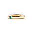 Ring Solitaire .07ct Green Emerald 18ky 3.8mm Sz5 5.63g 226040020